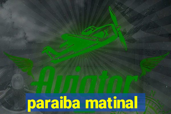 paraiba matinal